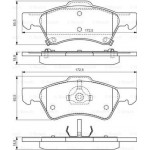 Bosch Σετ τακάκια, Δισκόφρενα - 0 986 424 765