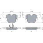 Bosch Σετ τακάκια, Δισκόφρενα - 0 986 424 766