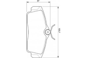Bosch Σετ τακάκια, Δισκόφρενα - 0 986 424 781