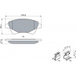 Bosch Σετ τακάκια, Δισκόφρενα - 0 986 424 785