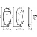 Bosch Σετ τακάκια, Δισκόφρενα - 0 986 424 790