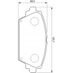 Bosch Σετ τακάκια, Δισκόφρενα - 0 986 424 791