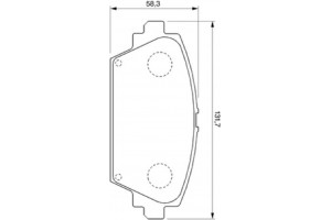 Bosch Σετ τακάκια, Δισκόφρενα - 0 986 424 791