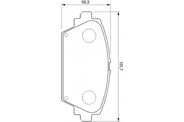 Bosch Σετ τακάκια, Δισκόφρενα - 0 986 424 791