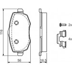Bosch Σετ τακάκια, Δισκόφρενα - 0 986 424 792