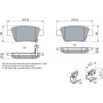 Bosch Σετ τακάκια, Δισκόφρενα - 0 986 424 798