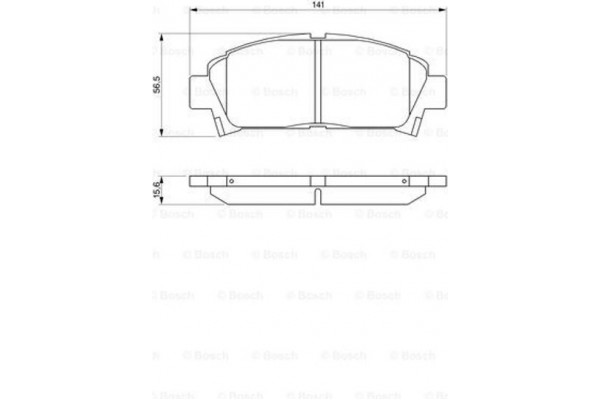 Bosch Σετ τακάκια, Δισκόφρενα - 0 986 424 799