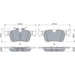 Bosch Σετ τακάκια, Δισκόφρενα - 0 986 424 802