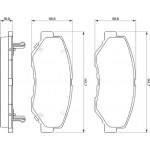 Bosch Σετ τακάκια, Δισκόφρενα - 0 986 424 809