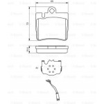 Bosch Σετ τακάκια, Δισκόφρενα - 0 986 424 830