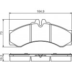 Bosch Σετ τακάκια, Δισκόφρενα - 0 986 424 832