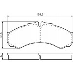 Bosch Σετ τακάκια, Δισκόφρενα - 0 986 424 833