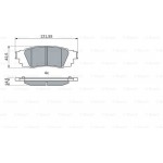 Bosch Σετ τακάκια, Δισκόφρενα - 0 986 424 840
