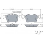 Bosch Σετ τακάκια, Δισκόφρενα - 0 986 424 848