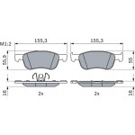 Bosch Σετ τακάκια, Δισκόφρενα - 0 986 424 867