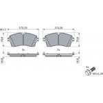 Bosch Σετ τακάκια, Δισκόφρενα - 0 986 424 871