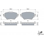 Bosch Σετ τακάκια, Δισκόφρενα - 0 986 424 878