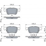 Bosch Σετ τακάκια, Δισκόφρενα - 0 986 424 885