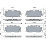 Bosch Σετ τακάκια, Δισκόφρενα - 0 986 424 945