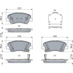 Bosch Σετ τακάκια, Δισκόφρενα - 0 986 424 952