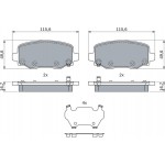 Bosch Σετ τακάκια, Δισκόφρενα - 0 986 424 961