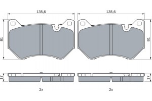 Bosch Σετ τακάκια, Δισκόφρενα - 0 986 424 966
