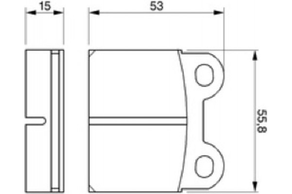 Bosch Σετ τακάκια, Δισκόφρενα - 0 986 460 101