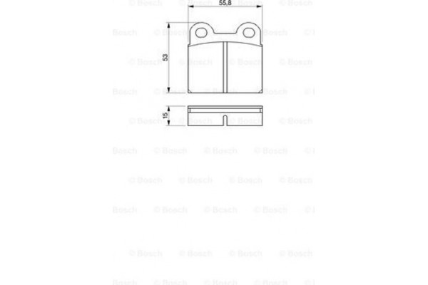 Bosch Σετ τακάκια, Δισκόφρενα - 0 986 460 101