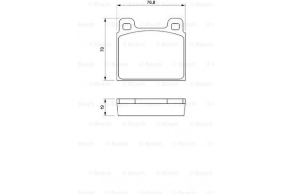 Bosch Σετ τακάκια, Δισκόφρενα - 0 986 460 111