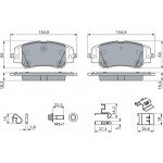Bosch Σετ τακάκια, Δισκόφρενα - 0 986 460 291 Bosch Σετ τακάκια, Δισκόφρενα - 0 986 460 291