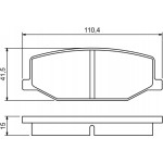 Bosch Σετ τακάκια, Δισκόφρενα - 0 986 460 935