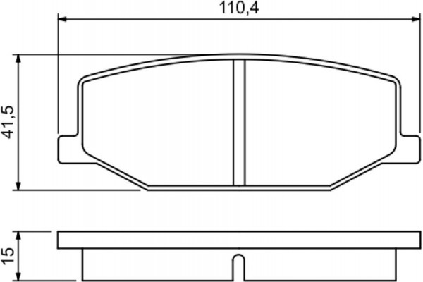 Bosch Σετ τακάκια, Δισκόφρενα - 0 986 460 935