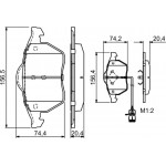 Bosch Σετ τακάκια, Δισκόφρενα - 0 986 460 937