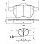 Bosch Σετ τακάκια, Δισκόφρενα - 0 986 460 937