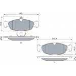 Bosch Σετ τακάκια, Δισκόφρενα - 0 986 460 938