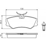 Bosch Σετ τακάκια, Δισκόφρενα - 0 986 460 941