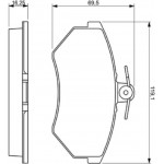 Bosch Σετ τακάκια, Δισκόφρενα - 0 986 460 943