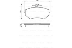 Bosch Σετ τακάκια, Δισκόφρενα - 0 986 460 943