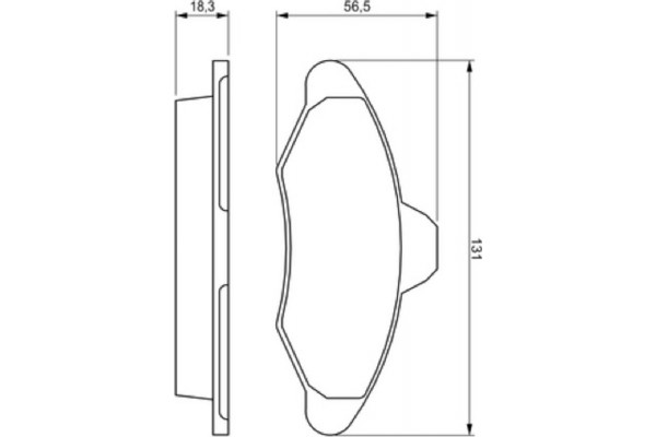 Bosch Σετ τακάκια, Δισκόφρενα - 0 986 460 949