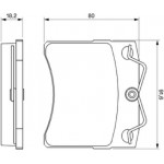 Bosch Σετ τακάκια, Δισκόφρενα - 0 986 460 954