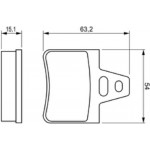 Bosch Σετ τακάκια, Δισκόφρενα - 0 986 460 958