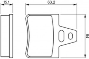 Bosch Σετ τακάκια, Δισκόφρενα - 0 986 460 958