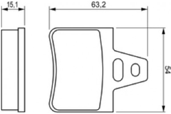 Bosch Σετ τακάκια, Δισκόφρενα - 0 986 460 958
