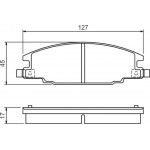Bosch Σετ τακάκια, Δισκόφρενα - 0 986 460 960