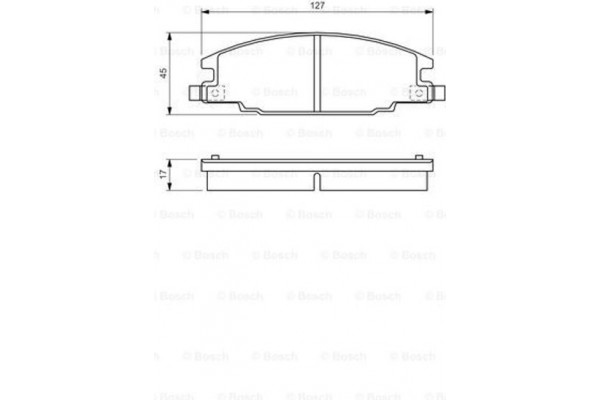 Bosch Σετ τακάκια, Δισκόφρενα - 0 986 460 960