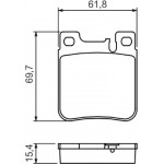 Bosch Σετ τακάκια, Δισκόφρενα - 0 986 460 965