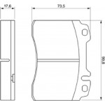 Bosch Σετ τακάκια, Δισκόφρενα - 0 986 460 966