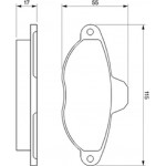 Bosch Σετ τακάκια, Δισκόφρενα - 0 986 460 968