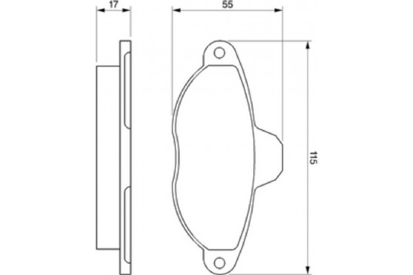 Bosch Σετ τακάκια, Δισκόφρενα - 0 986 460 968