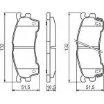 Bosch Σετ τακάκια, Δισκόφρενα - 0 986 460 975